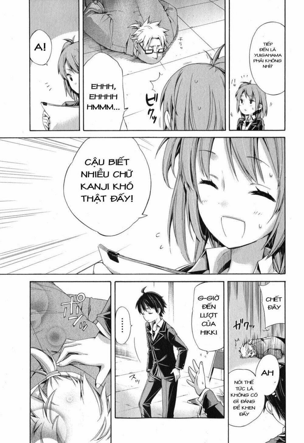 Truyện Tranh Chuyện Tình Thanh Xuân Bi Hài Của Tôi Quả Nhiên Là Sai Lầm - Oregairu trang 6