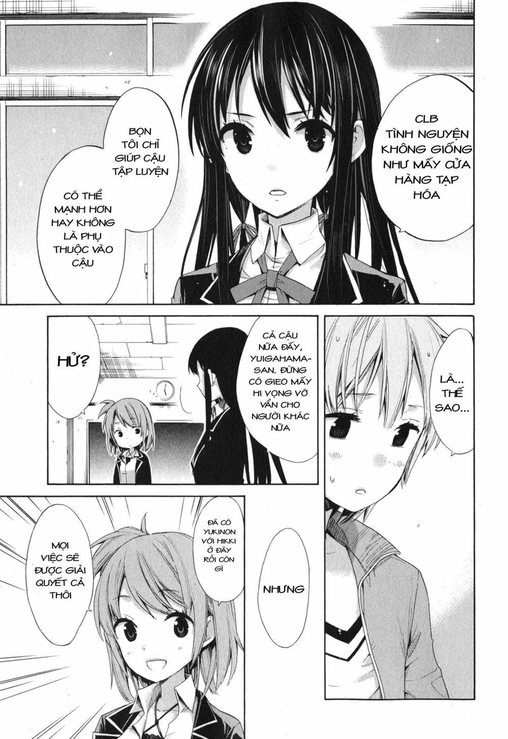 Truyện Tranh Chuyện Tình Thanh Xuân Bi Hài Của Tôi Quả Nhiên Là Sai Lầm - Oregairu trang 6