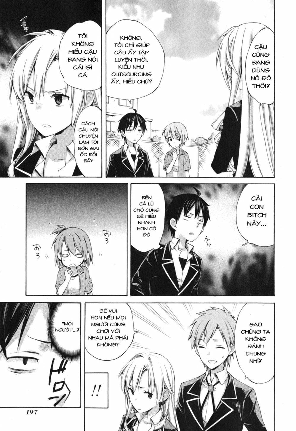 Truyện Tranh Chuyện Tình Thanh Xuân Bi Hài Của Tôi Quả Nhiên Là Sai Lầm - Oregairu trang 6