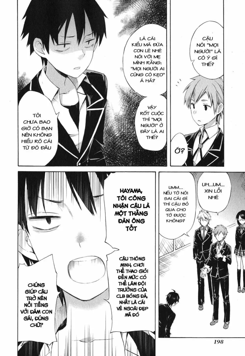 Truyện Tranh Chuyện Tình Thanh Xuân Bi Hài Của Tôi Quả Nhiên Là Sai Lầm - Oregairu trang 6