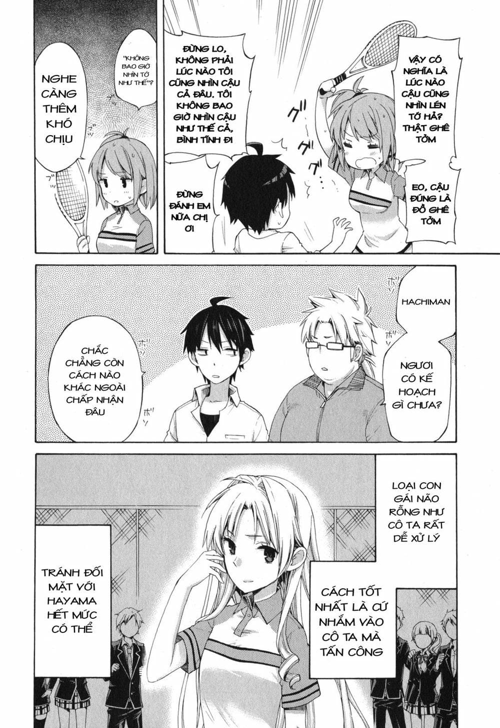 Truyện Tranh Chuyện Tình Thanh Xuân Bi Hài Của Tôi Quả Nhiên Là Sai Lầm - Oregairu trang 6