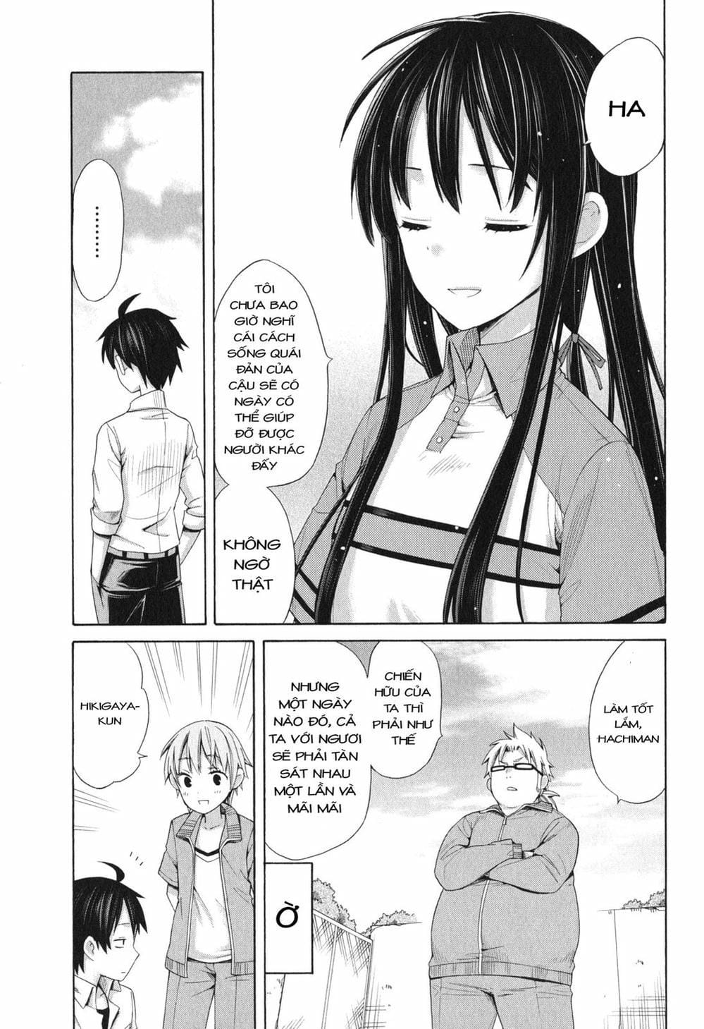 Truyện Tranh Chuyện Tình Thanh Xuân Bi Hài Của Tôi Quả Nhiên Là Sai Lầm - Oregairu trang 6