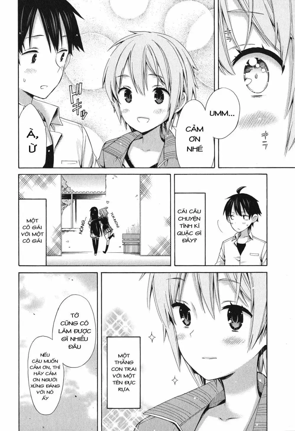 Truyện Tranh Chuyện Tình Thanh Xuân Bi Hài Của Tôi Quả Nhiên Là Sai Lầm - Oregairu trang 6