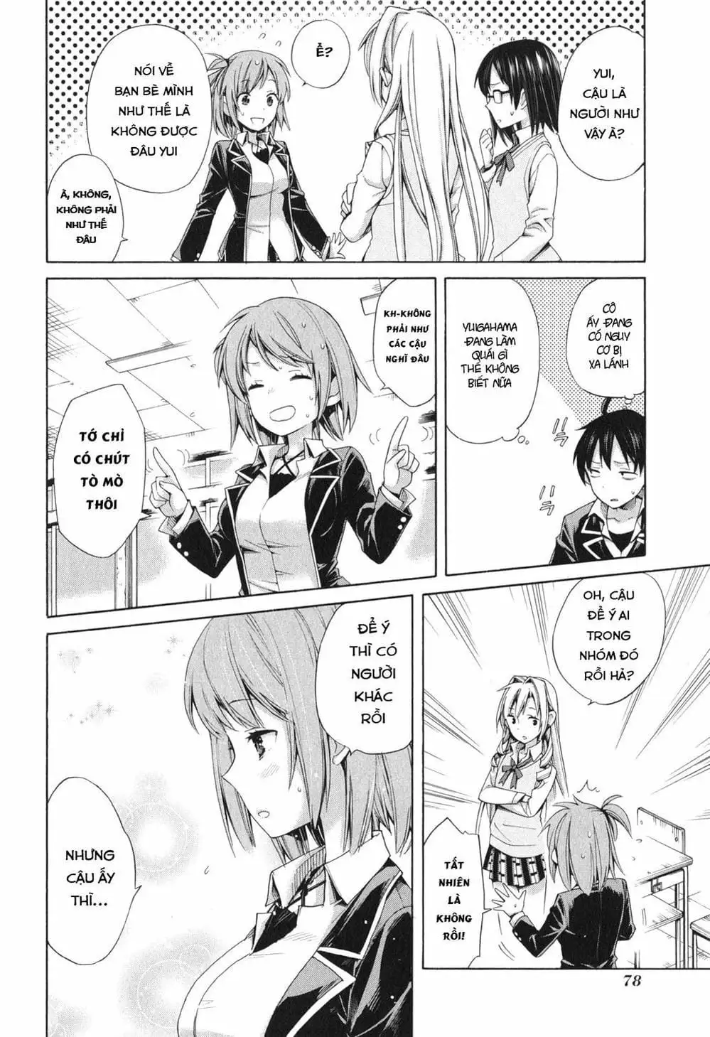 Truyện Tranh Chuyện Tình Thanh Xuân Bi Hài Của Tôi Quả Nhiên Là Sai Lầm - Oregairu trang 6