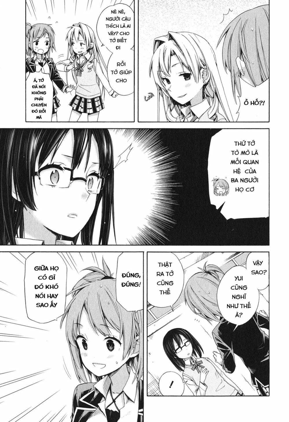 Truyện Tranh Chuyện Tình Thanh Xuân Bi Hài Của Tôi Quả Nhiên Là Sai Lầm - Oregairu trang 6