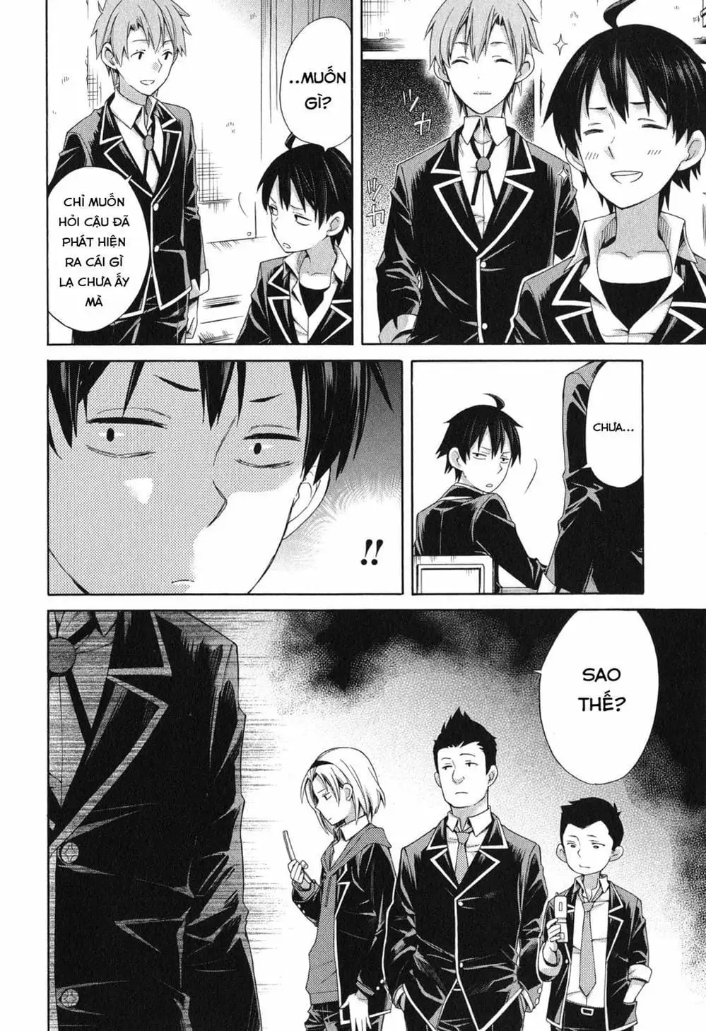 Truyện Tranh Chuyện Tình Thanh Xuân Bi Hài Của Tôi Quả Nhiên Là Sai Lầm - Oregairu trang 6