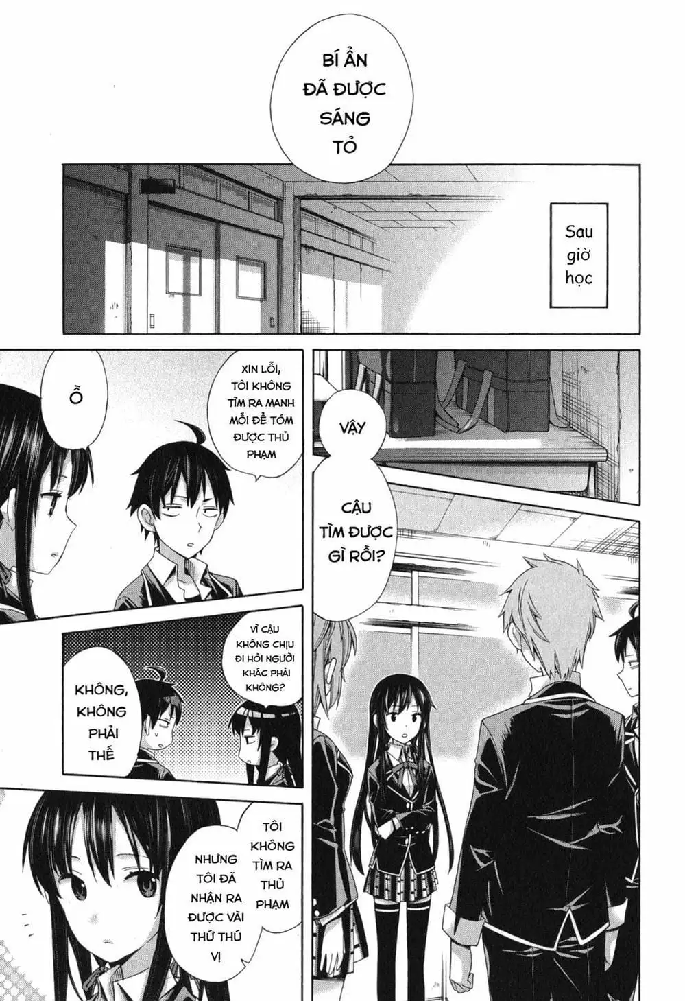 Truyện Tranh Chuyện Tình Thanh Xuân Bi Hài Của Tôi Quả Nhiên Là Sai Lầm - Oregairu trang 6