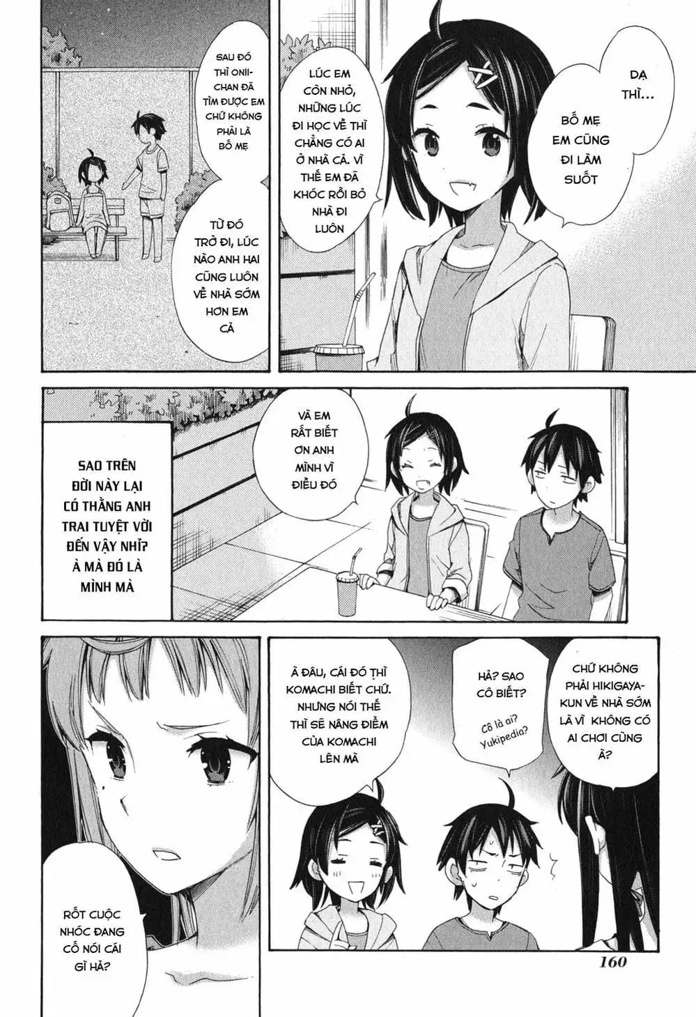 Truyện Tranh Chuyện Tình Thanh Xuân Bi Hài Của Tôi Quả Nhiên Là Sai Lầm - Oregairu trang 6