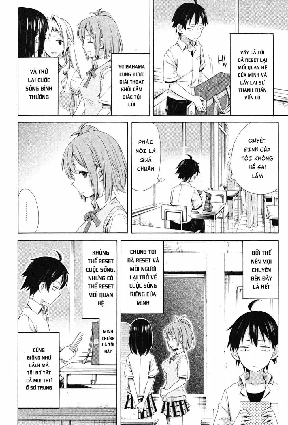 Truyện Tranh Chuyện Tình Thanh Xuân Bi Hài Của Tôi Quả Nhiên Là Sai Lầm - Oregairu trang 6