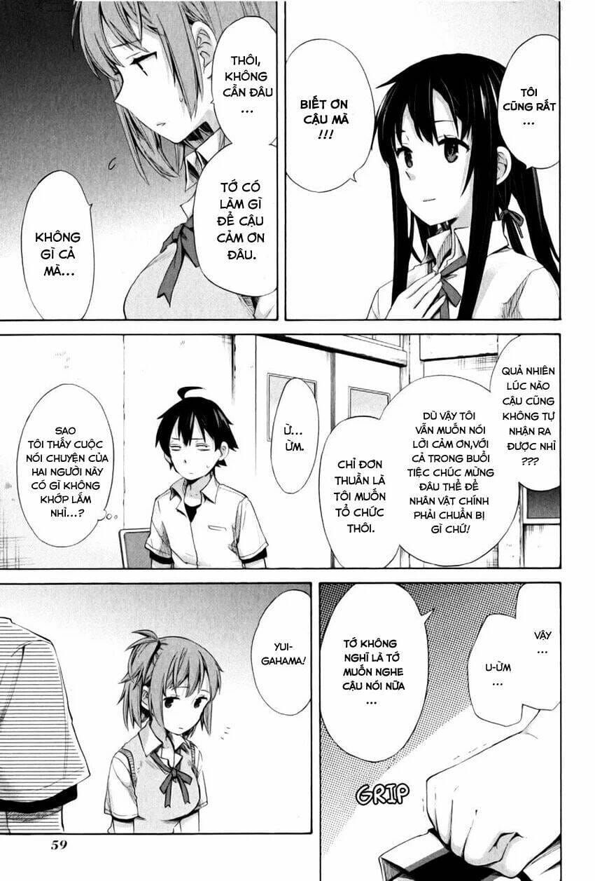 Truyện Tranh Chuyện Tình Thanh Xuân Bi Hài Của Tôi Quả Nhiên Là Sai Lầm - Oregairu trang 6