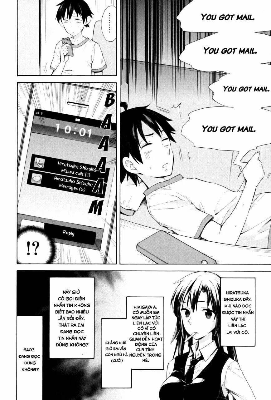 Truyện Tranh Chuyện Tình Thanh Xuân Bi Hài Của Tôi Quả Nhiên Là Sai Lầm - Oregairu trang 6