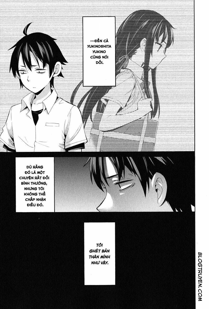 Truyện Tranh Chuyện Tình Thanh Xuân Bi Hài Của Tôi Quả Nhiên Là Sai Lầm - Oregairu trang 6