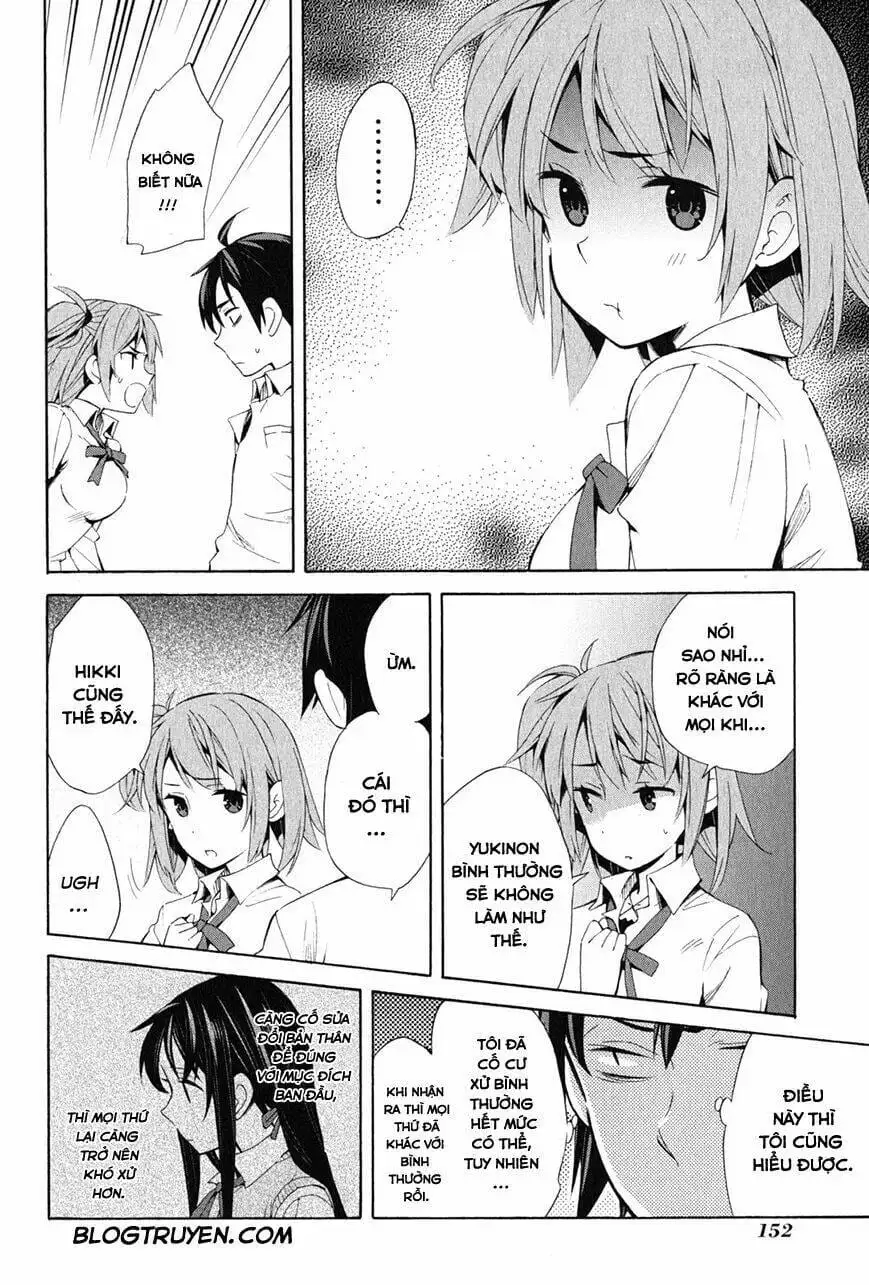 Truyện Tranh Chuyện Tình Thanh Xuân Bi Hài Của Tôi Quả Nhiên Là Sai Lầm - Oregairu trang 6