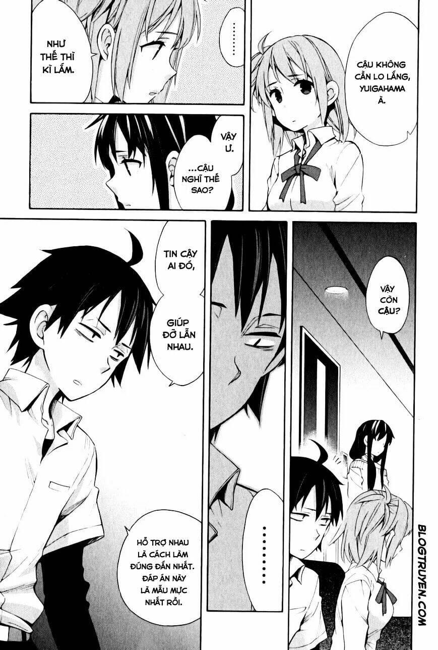 Truyện Tranh Chuyện Tình Thanh Xuân Bi Hài Của Tôi Quả Nhiên Là Sai Lầm - Oregairu trang 6