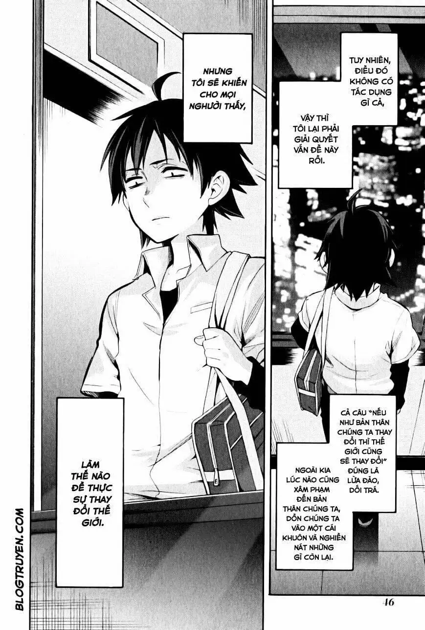 Truyện Tranh Chuyện Tình Thanh Xuân Bi Hài Của Tôi Quả Nhiên Là Sai Lầm - Oregairu trang 6