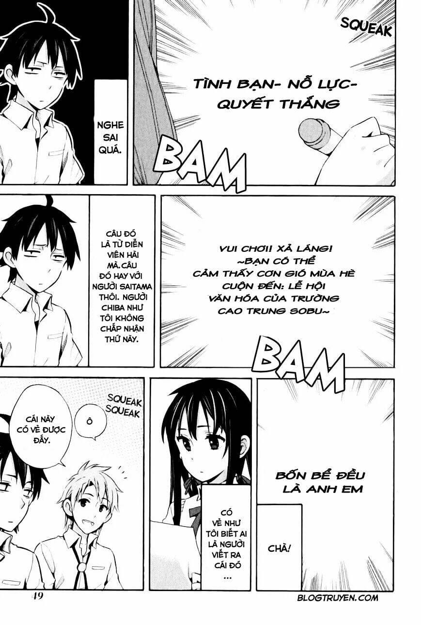 Truyện Tranh Chuyện Tình Thanh Xuân Bi Hài Của Tôi Quả Nhiên Là Sai Lầm - Oregairu trang 6