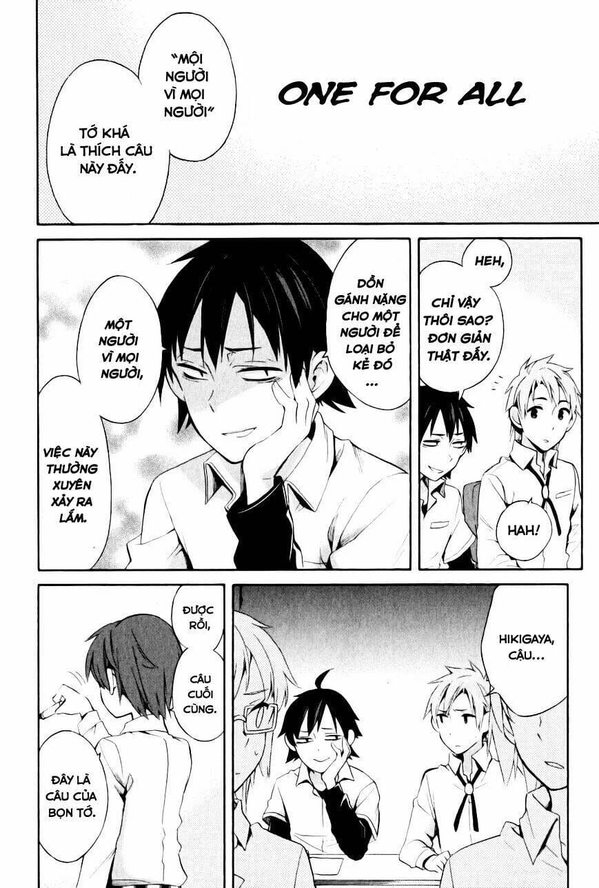 Truyện Tranh Chuyện Tình Thanh Xuân Bi Hài Của Tôi Quả Nhiên Là Sai Lầm - Oregairu trang 6