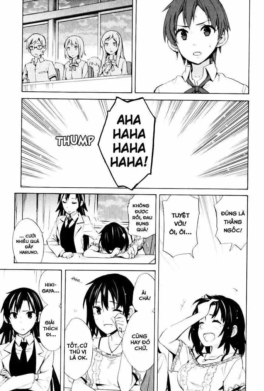 Truyện Tranh Chuyện Tình Thanh Xuân Bi Hài Của Tôi Quả Nhiên Là Sai Lầm - Oregairu trang 6