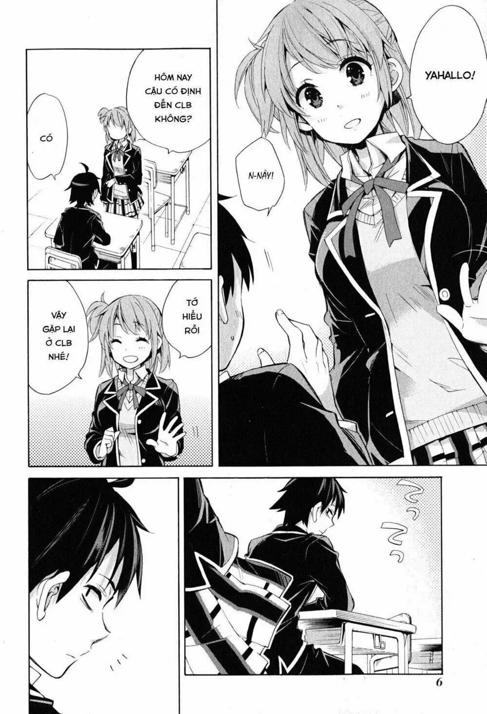 Truyện Tranh Chuyện Tình Thanh Xuân Bi Hài Của Tôi Quả Nhiên Là Sai Lầm - Oregairu trang 6