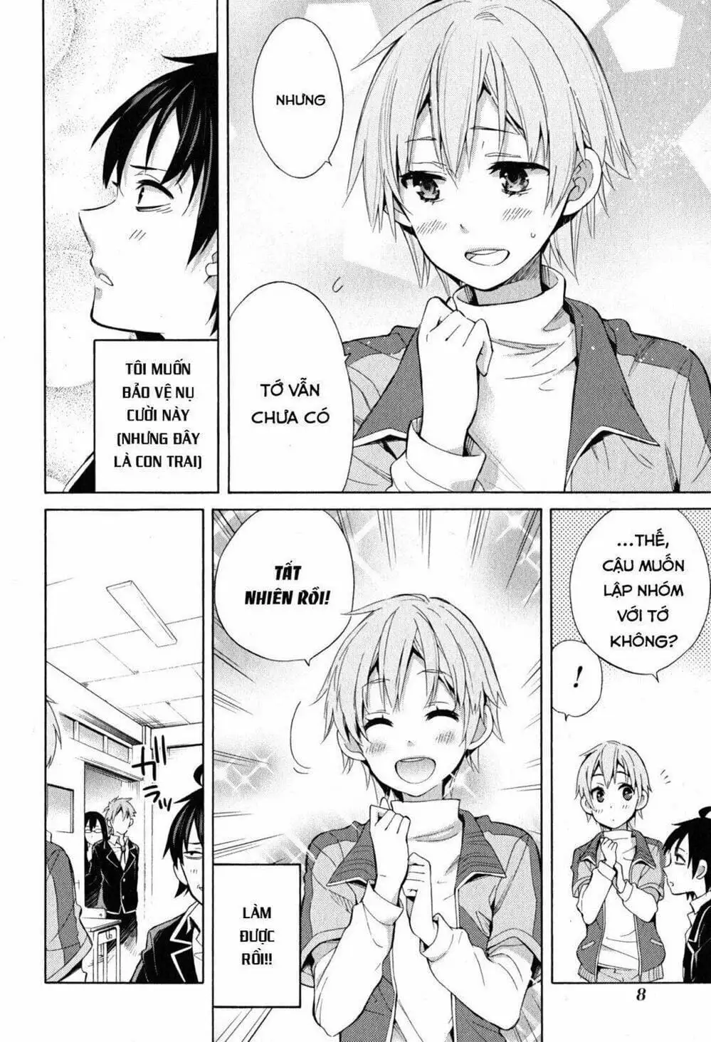 Truyện Tranh Chuyện Tình Thanh Xuân Bi Hài Của Tôi Quả Nhiên Là Sai Lầm - Oregairu trang 6