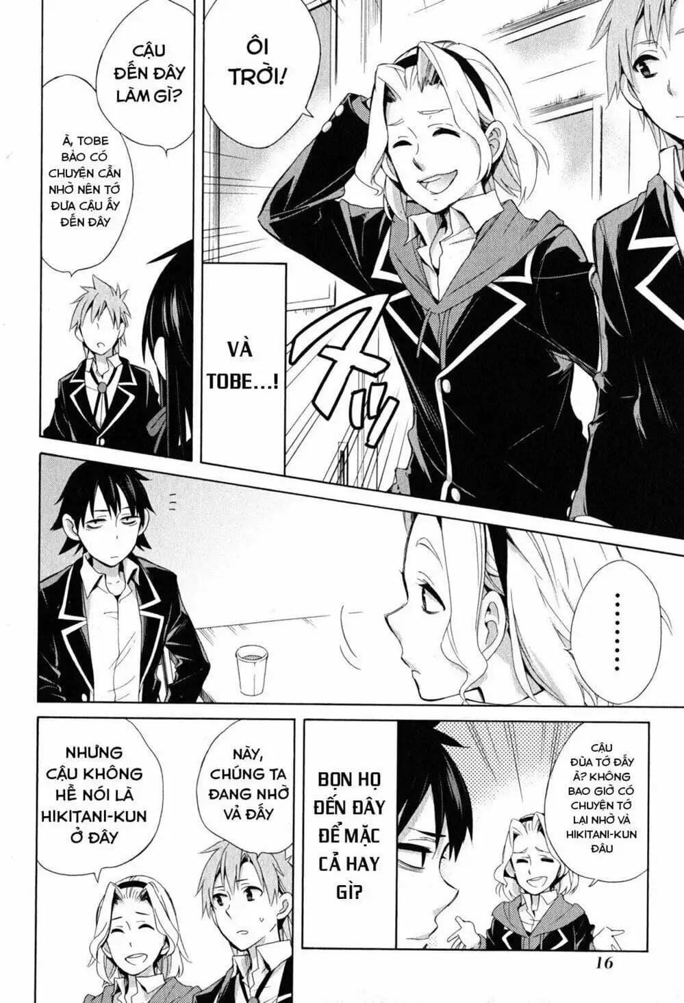 Truyện Tranh Chuyện Tình Thanh Xuân Bi Hài Của Tôi Quả Nhiên Là Sai Lầm - Oregairu trang 6