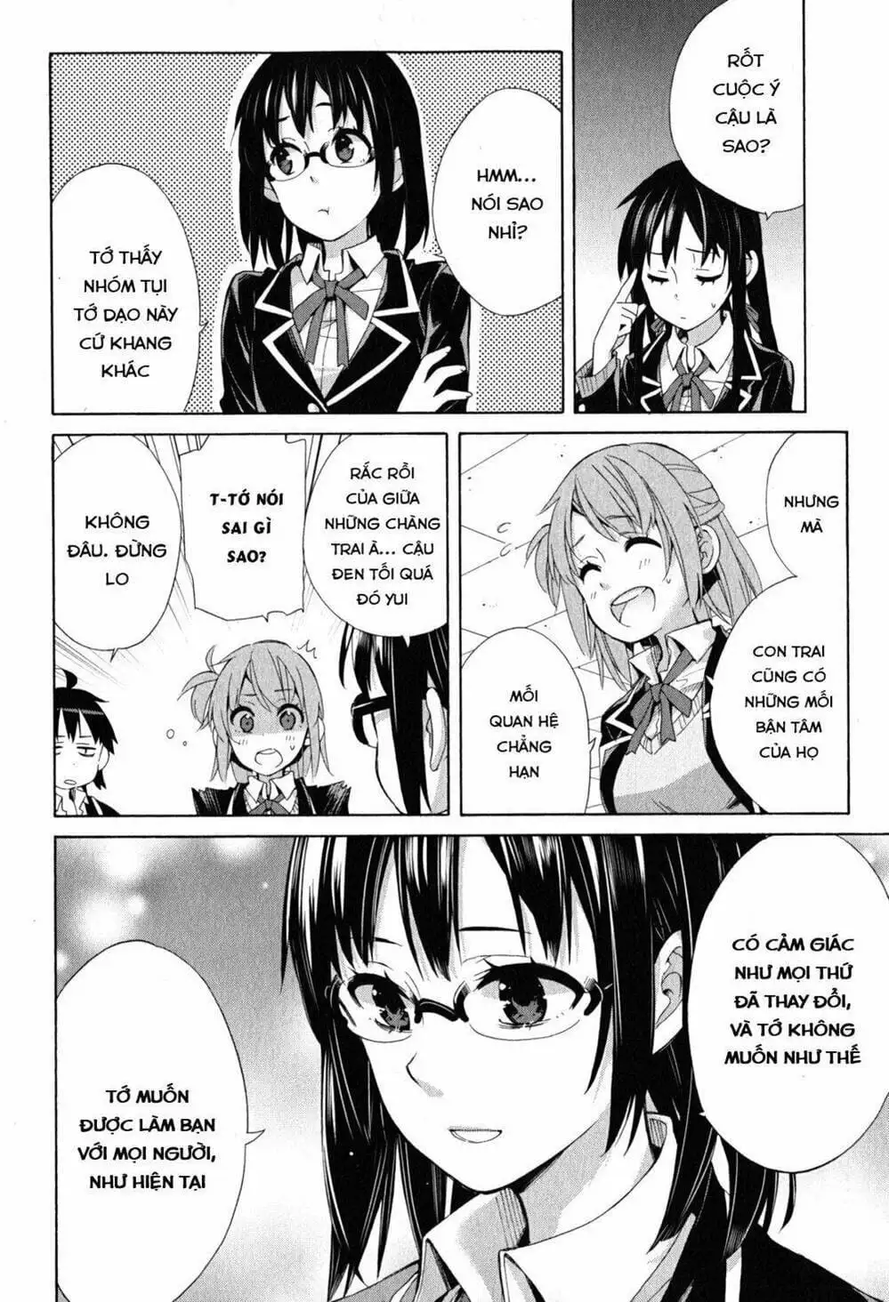 Truyện Tranh Chuyện Tình Thanh Xuân Bi Hài Của Tôi Quả Nhiên Là Sai Lầm - Oregairu trang 6