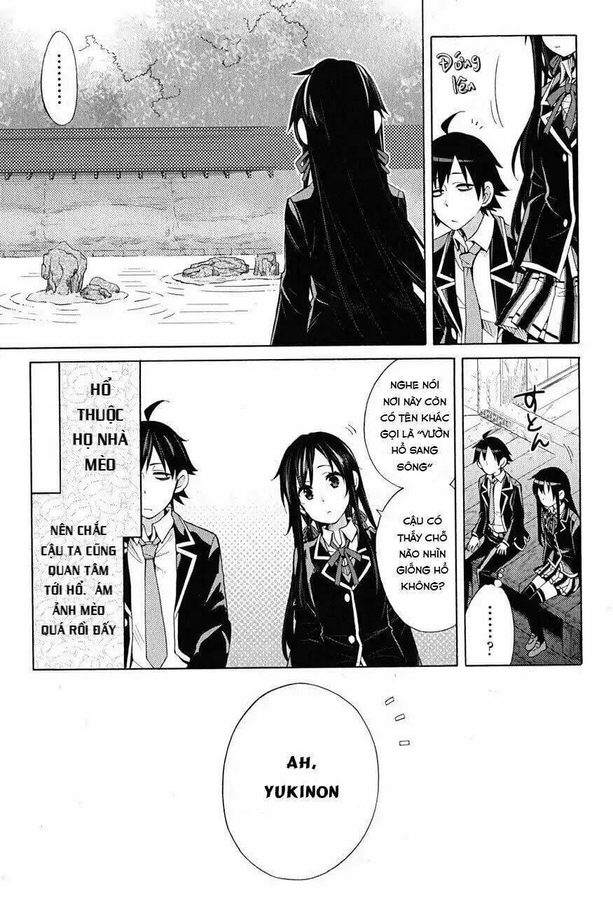 Truyện Tranh Chuyện Tình Thanh Xuân Bi Hài Của Tôi Quả Nhiên Là Sai Lầm - Oregairu trang 6