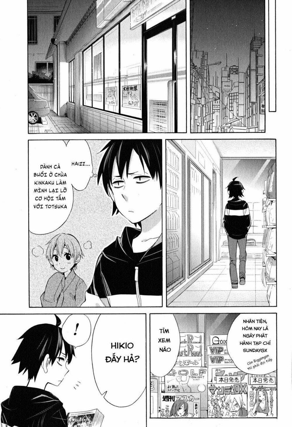 Truyện Tranh Chuyện Tình Thanh Xuân Bi Hài Của Tôi Quả Nhiên Là Sai Lầm - Oregairu trang 6