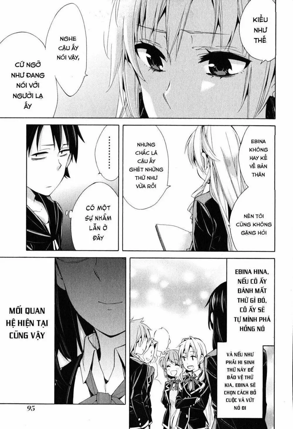 Truyện Tranh Chuyện Tình Thanh Xuân Bi Hài Của Tôi Quả Nhiên Là Sai Lầm - Oregairu trang 6