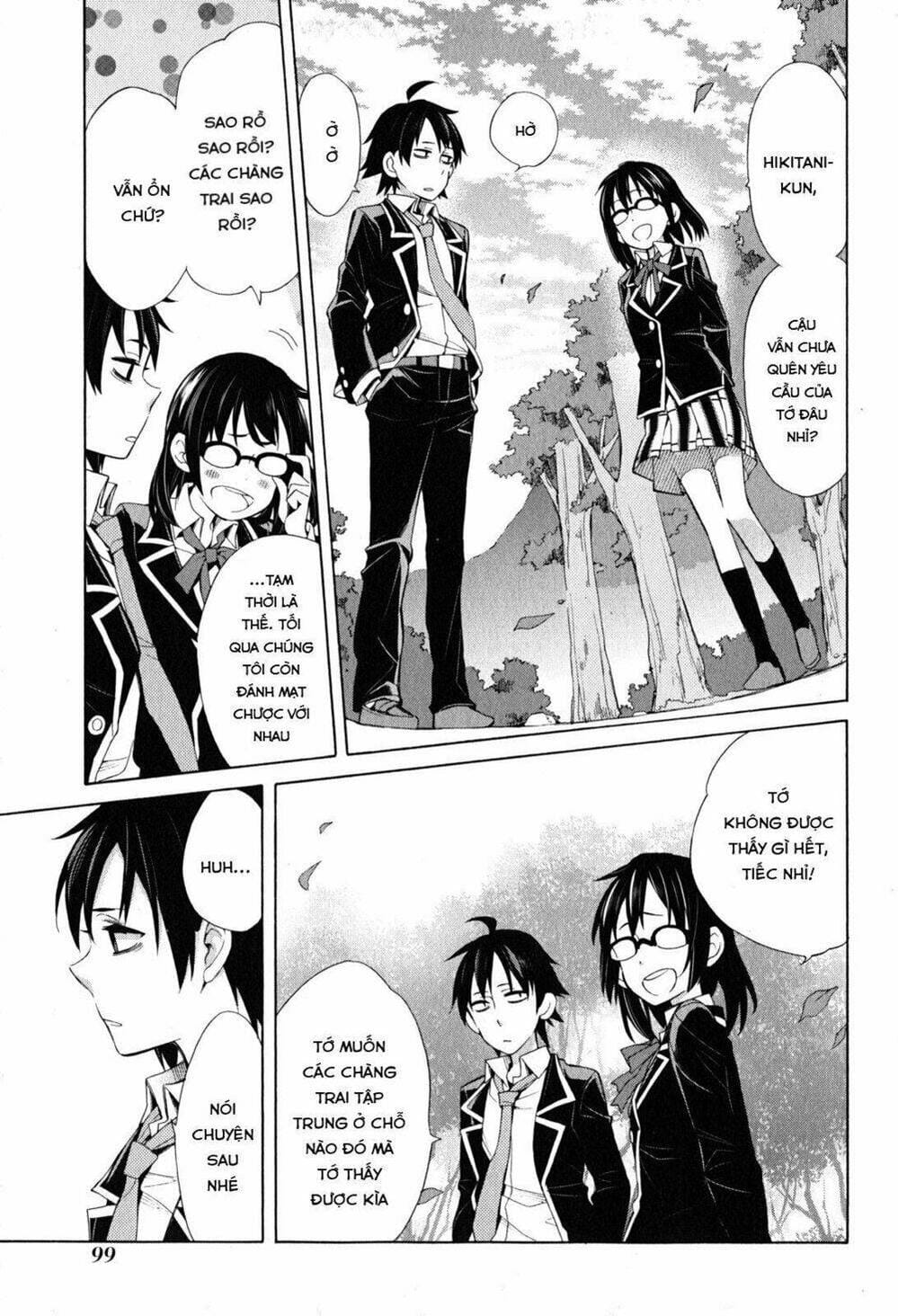 Truyện Tranh Chuyện Tình Thanh Xuân Bi Hài Của Tôi Quả Nhiên Là Sai Lầm - Oregairu trang 6