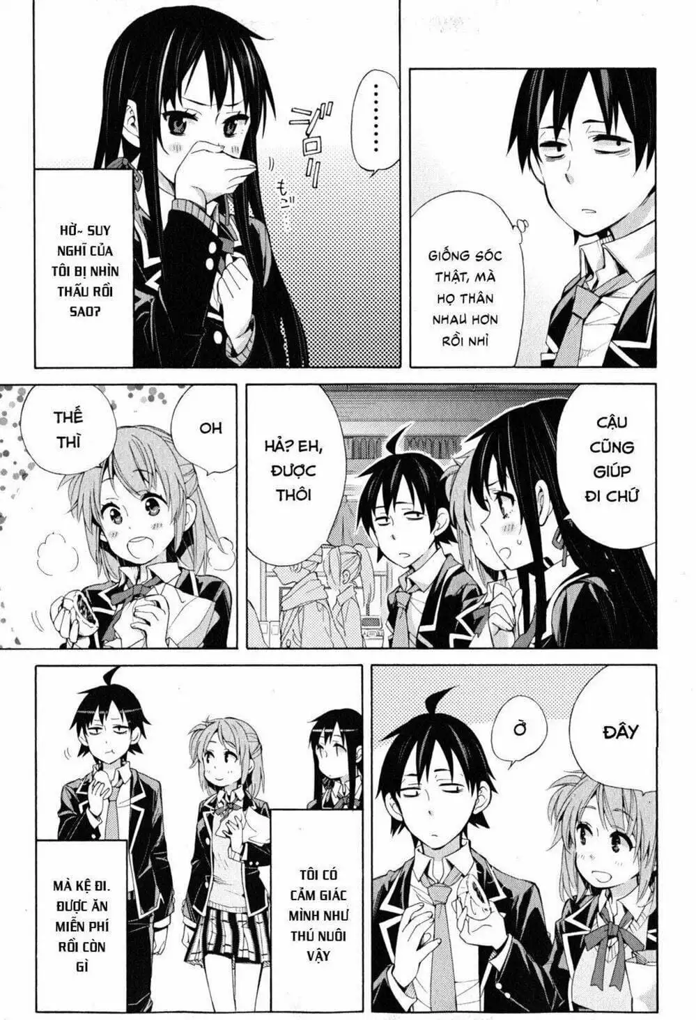 Truyện Tranh Chuyện Tình Thanh Xuân Bi Hài Của Tôi Quả Nhiên Là Sai Lầm - Oregairu trang 6