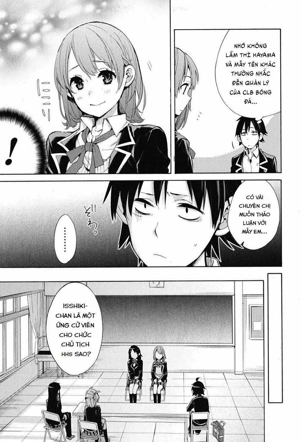 Truyện Tranh Chuyện Tình Thanh Xuân Bi Hài Của Tôi Quả Nhiên Là Sai Lầm - Oregairu trang 6