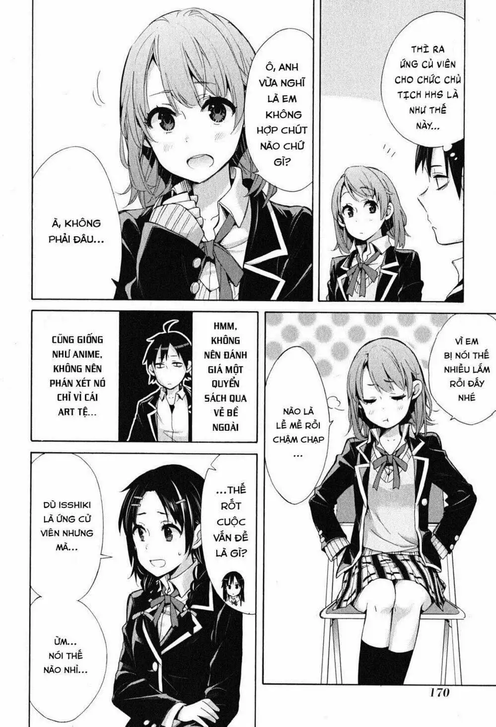 Truyện Tranh Chuyện Tình Thanh Xuân Bi Hài Của Tôi Quả Nhiên Là Sai Lầm - Oregairu trang 6