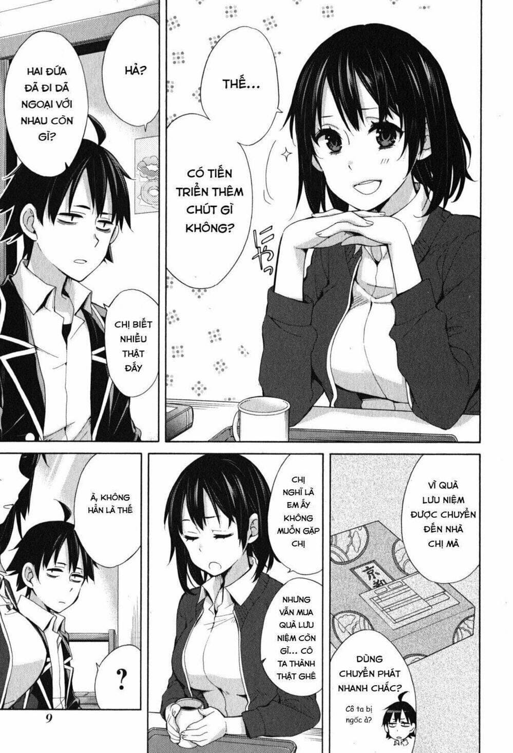Truyện Tranh Chuyện Tình Thanh Xuân Bi Hài Của Tôi Quả Nhiên Là Sai Lầm - Oregairu trang 6