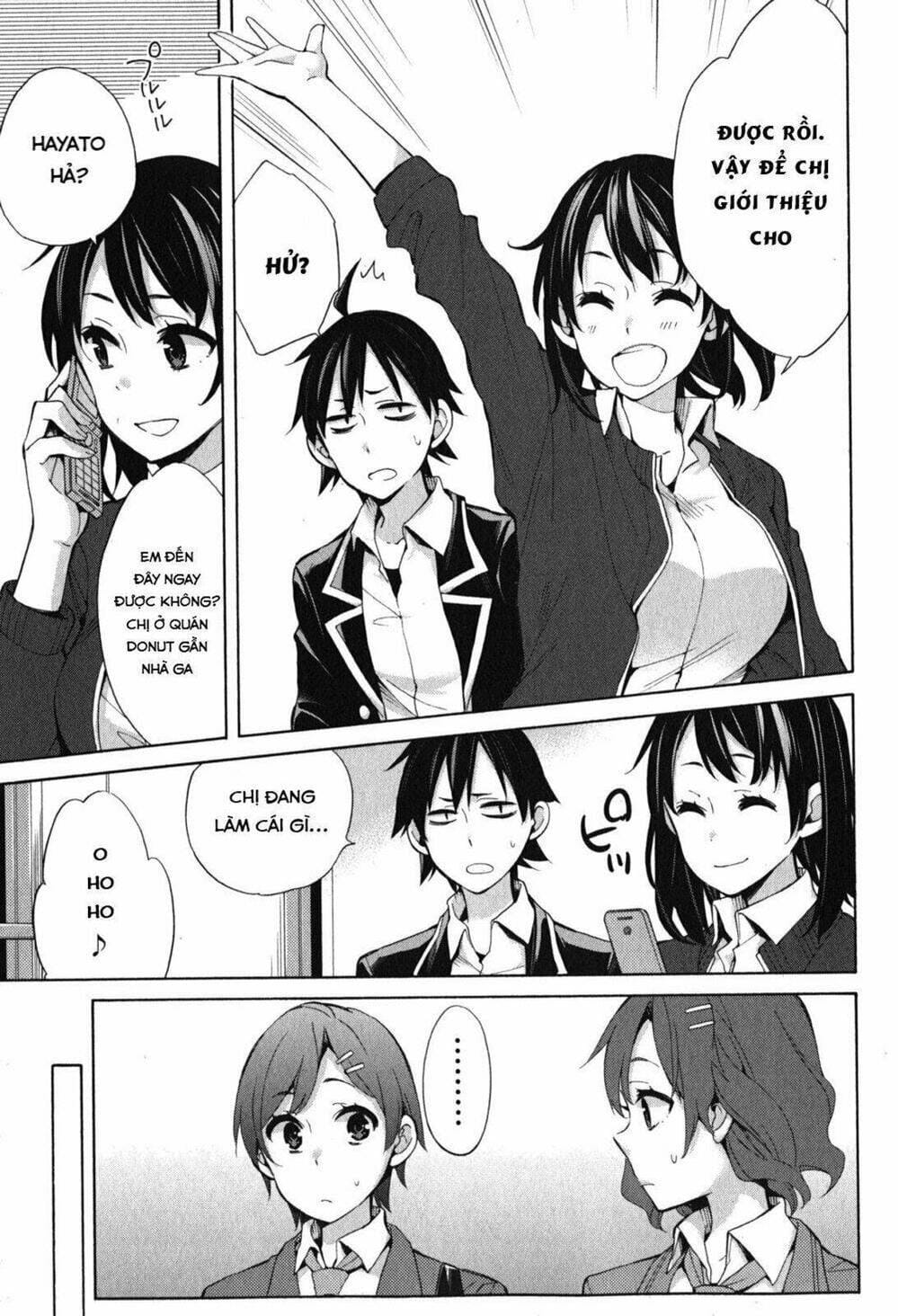 Truyện Tranh Chuyện Tình Thanh Xuân Bi Hài Của Tôi Quả Nhiên Là Sai Lầm - Oregairu trang 6