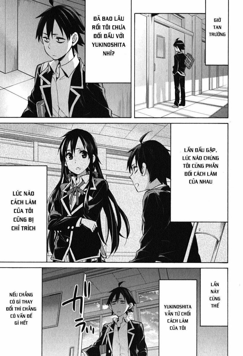 Truyện Tranh Chuyện Tình Thanh Xuân Bi Hài Của Tôi Quả Nhiên Là Sai Lầm - Oregairu trang 6