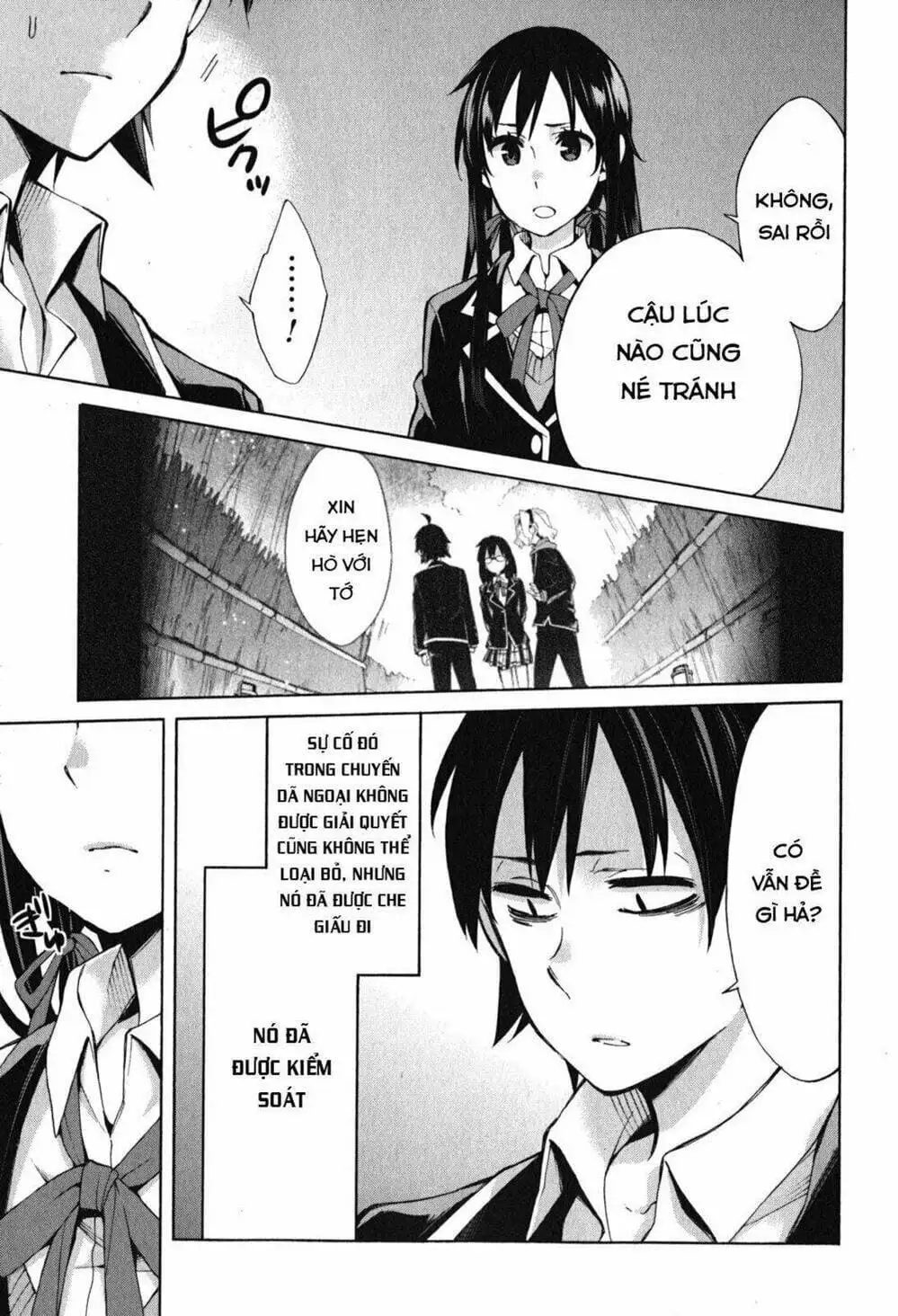 Truyện Tranh Chuyện Tình Thanh Xuân Bi Hài Của Tôi Quả Nhiên Là Sai Lầm - Oregairu trang 6