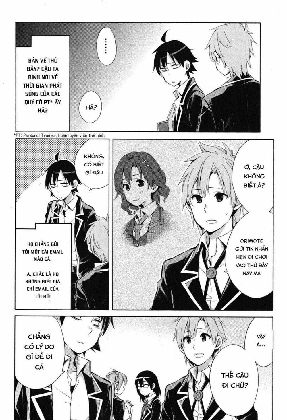 Truyện Tranh Chuyện Tình Thanh Xuân Bi Hài Của Tôi Quả Nhiên Là Sai Lầm - Oregairu trang 6