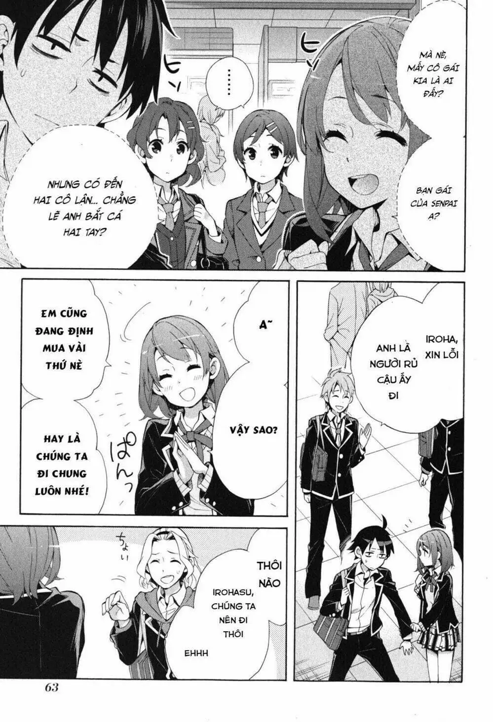 Truyện Tranh Chuyện Tình Thanh Xuân Bi Hài Của Tôi Quả Nhiên Là Sai Lầm - Oregairu trang 6