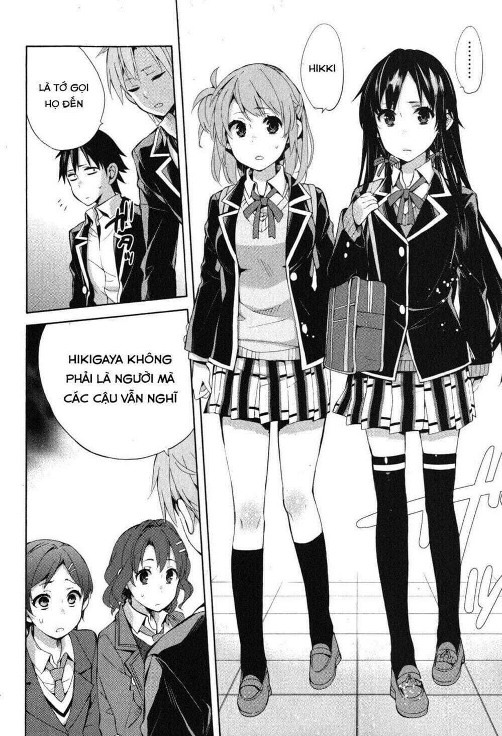 Truyện Tranh Chuyện Tình Thanh Xuân Bi Hài Của Tôi Quả Nhiên Là Sai Lầm - Oregairu trang 6