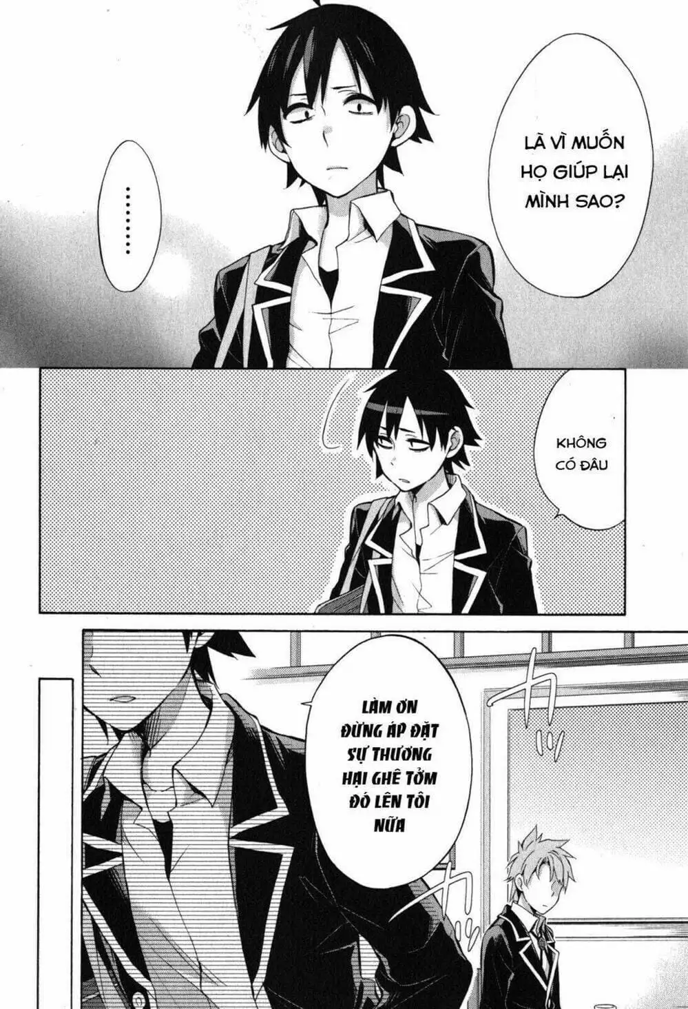 Truyện Tranh Chuyện Tình Thanh Xuân Bi Hài Của Tôi Quả Nhiên Là Sai Lầm - Oregairu trang 6