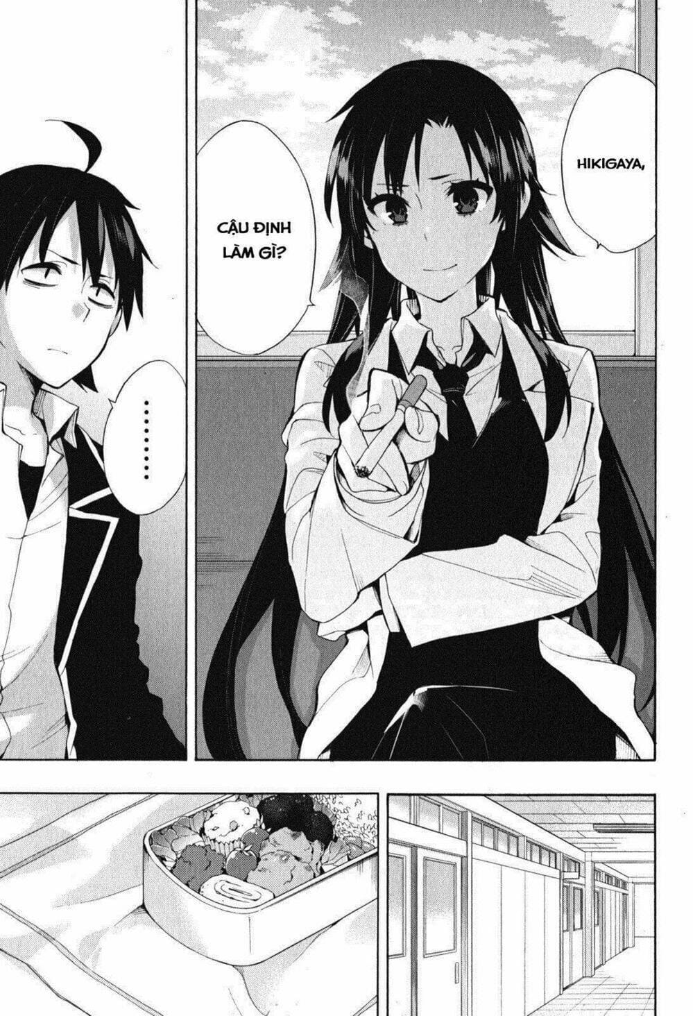 Truyện Tranh Chuyện Tình Thanh Xuân Bi Hài Của Tôi Quả Nhiên Là Sai Lầm - Oregairu trang 6