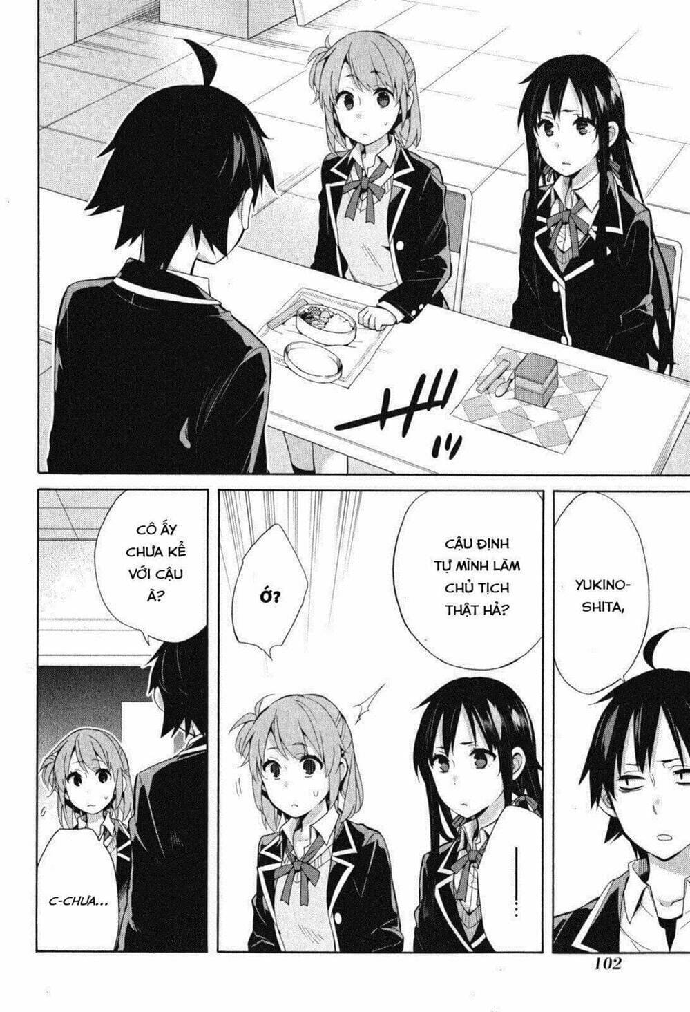 Truyện Tranh Chuyện Tình Thanh Xuân Bi Hài Của Tôi Quả Nhiên Là Sai Lầm - Oregairu trang 6