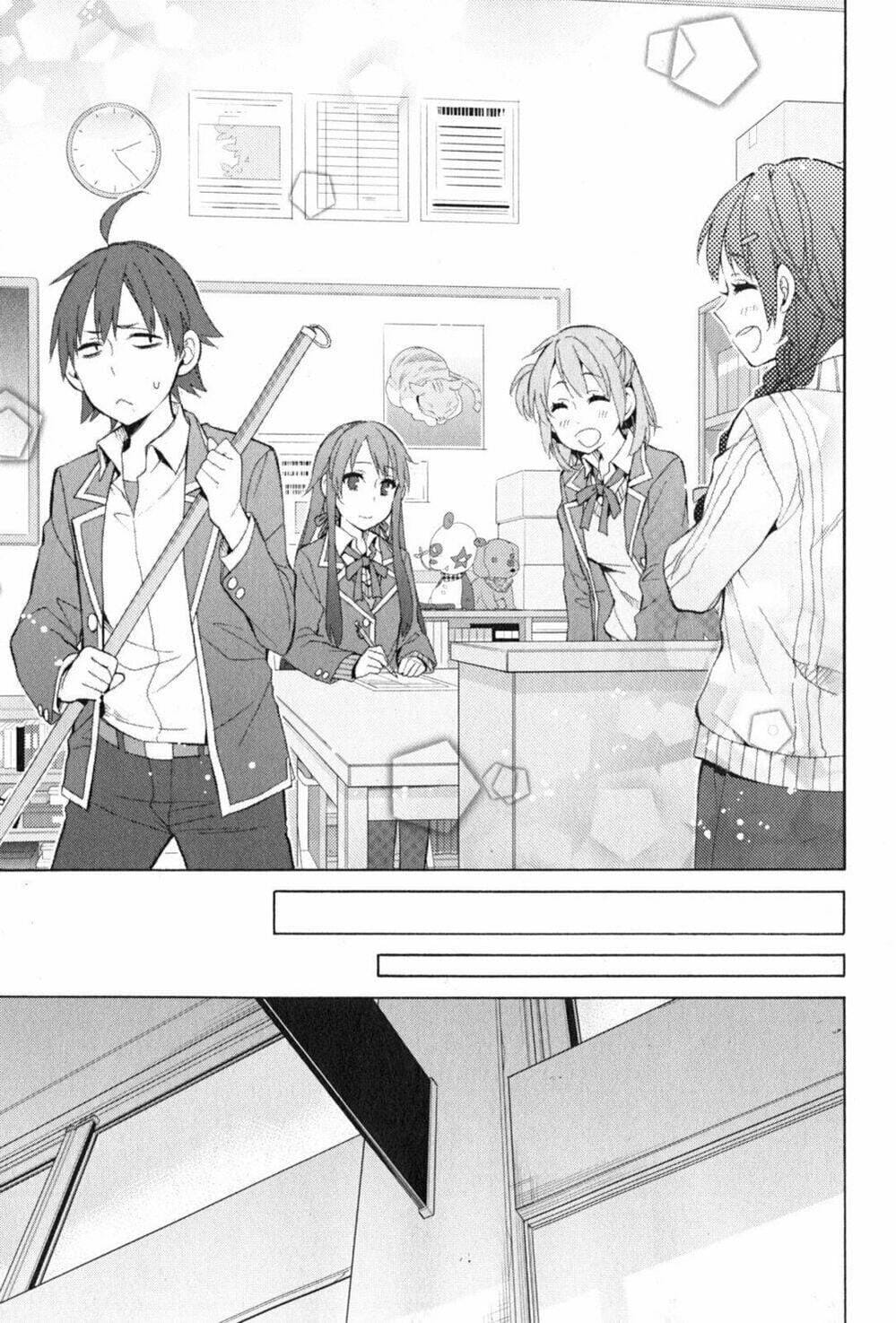 Truyện Tranh Chuyện Tình Thanh Xuân Bi Hài Của Tôi Quả Nhiên Là Sai Lầm - Oregairu trang 6