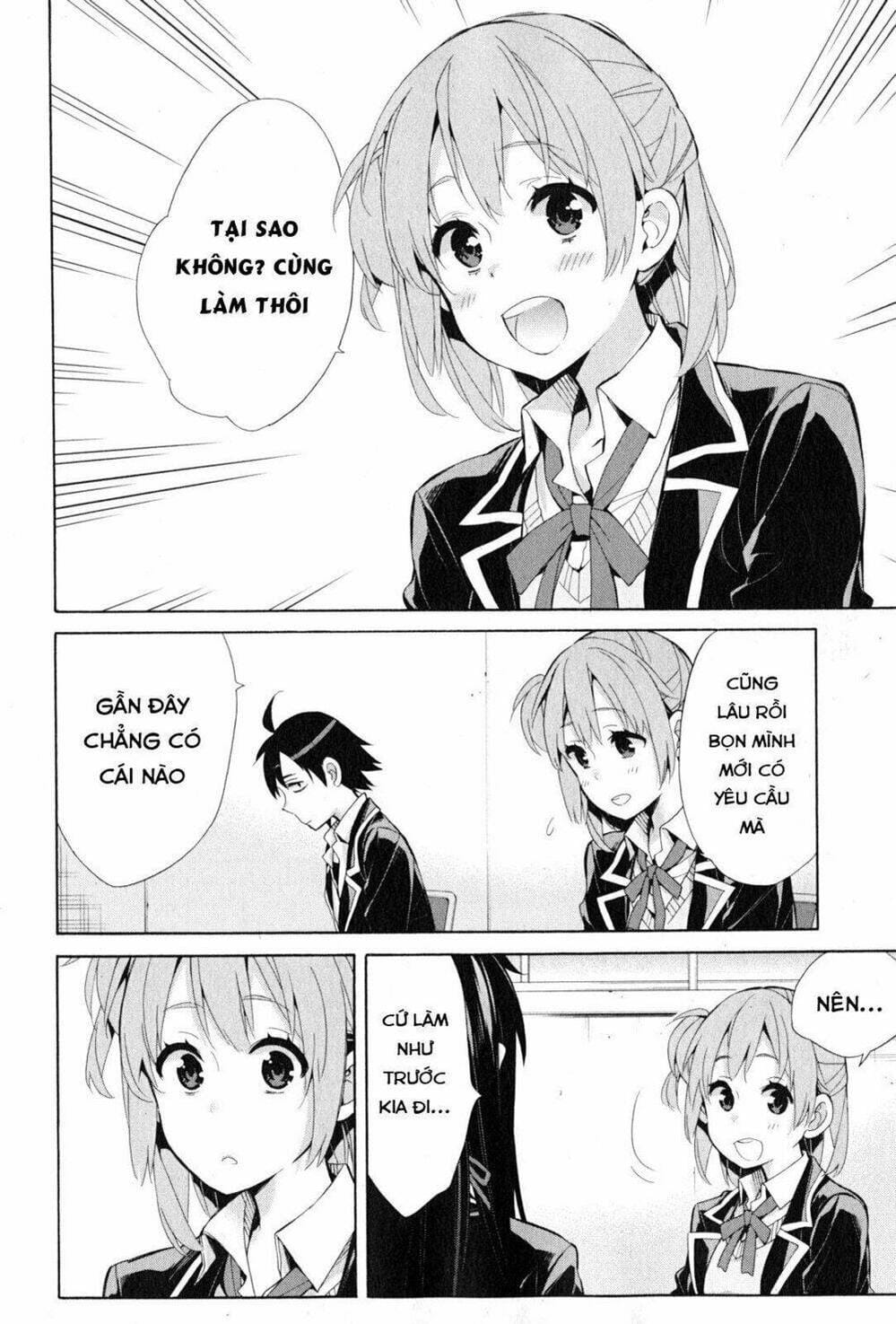 Truyện Tranh Chuyện Tình Thanh Xuân Bi Hài Của Tôi Quả Nhiên Là Sai Lầm - Oregairu trang 6