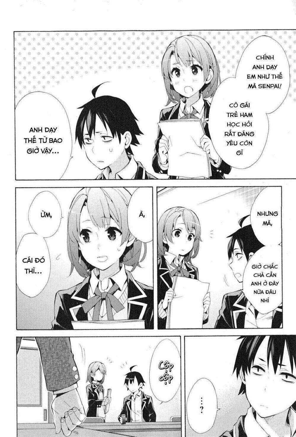 Truyện Tranh Chuyện Tình Thanh Xuân Bi Hài Của Tôi Quả Nhiên Là Sai Lầm - Oregairu trang 6