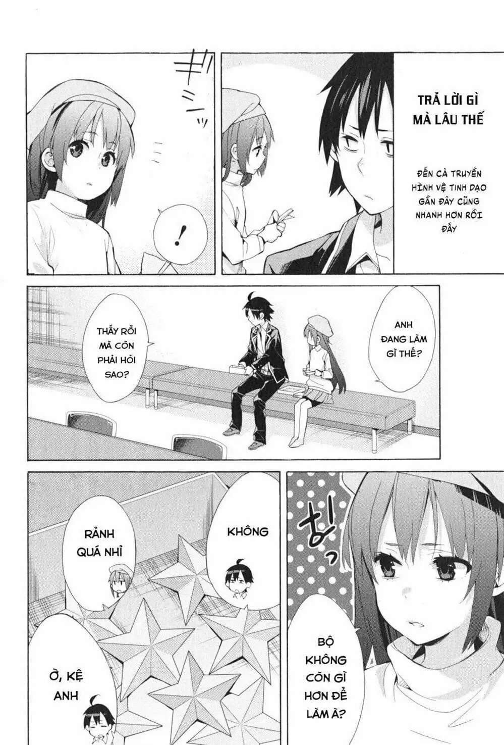 Truyện Tranh Chuyện Tình Thanh Xuân Bi Hài Của Tôi Quả Nhiên Là Sai Lầm - Oregairu trang 6