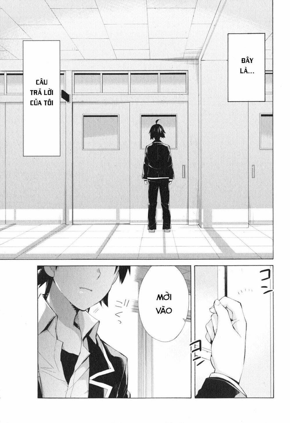 Truyện Tranh Chuyện Tình Thanh Xuân Bi Hài Của Tôi Quả Nhiên Là Sai Lầm - Oregairu trang 6