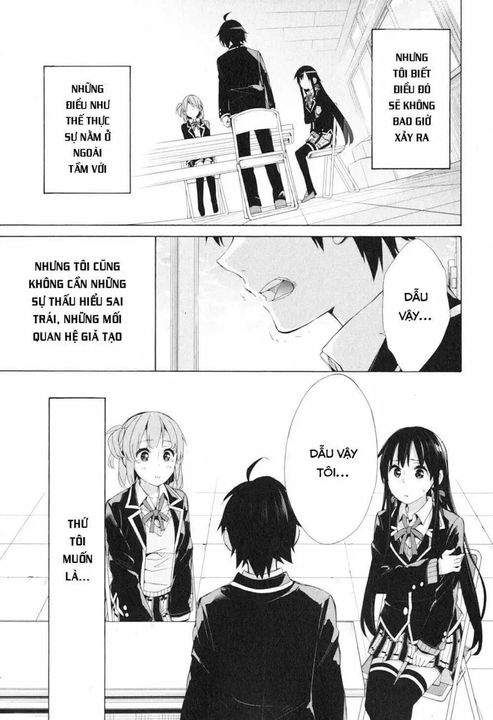 Truyện Tranh Chuyện Tình Thanh Xuân Bi Hài Của Tôi Quả Nhiên Là Sai Lầm - Oregairu trang 6