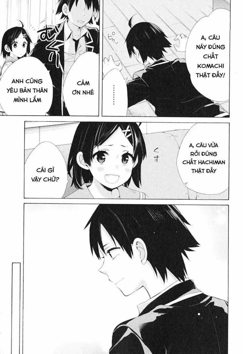 Truyện Tranh Chuyện Tình Thanh Xuân Bi Hài Của Tôi Quả Nhiên Là Sai Lầm - Oregairu trang 6